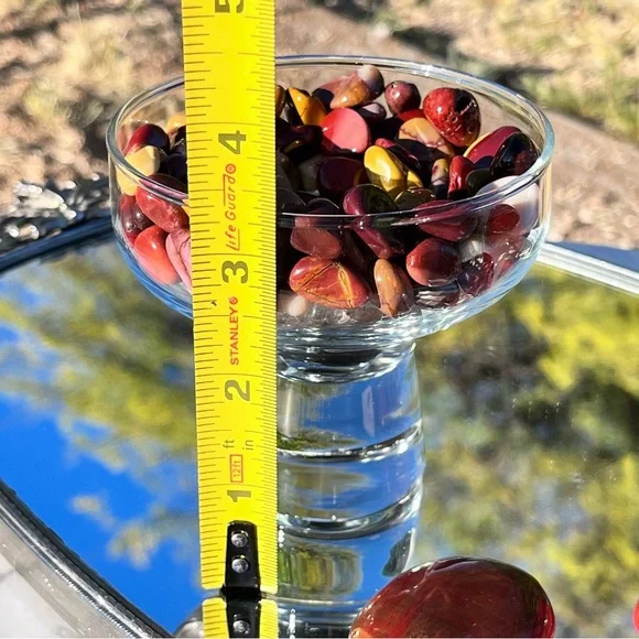 Red Jasper Skull, Sunstone Double Points, Mookite Tumbles, Shungite Tumble - Picture 16 of 17